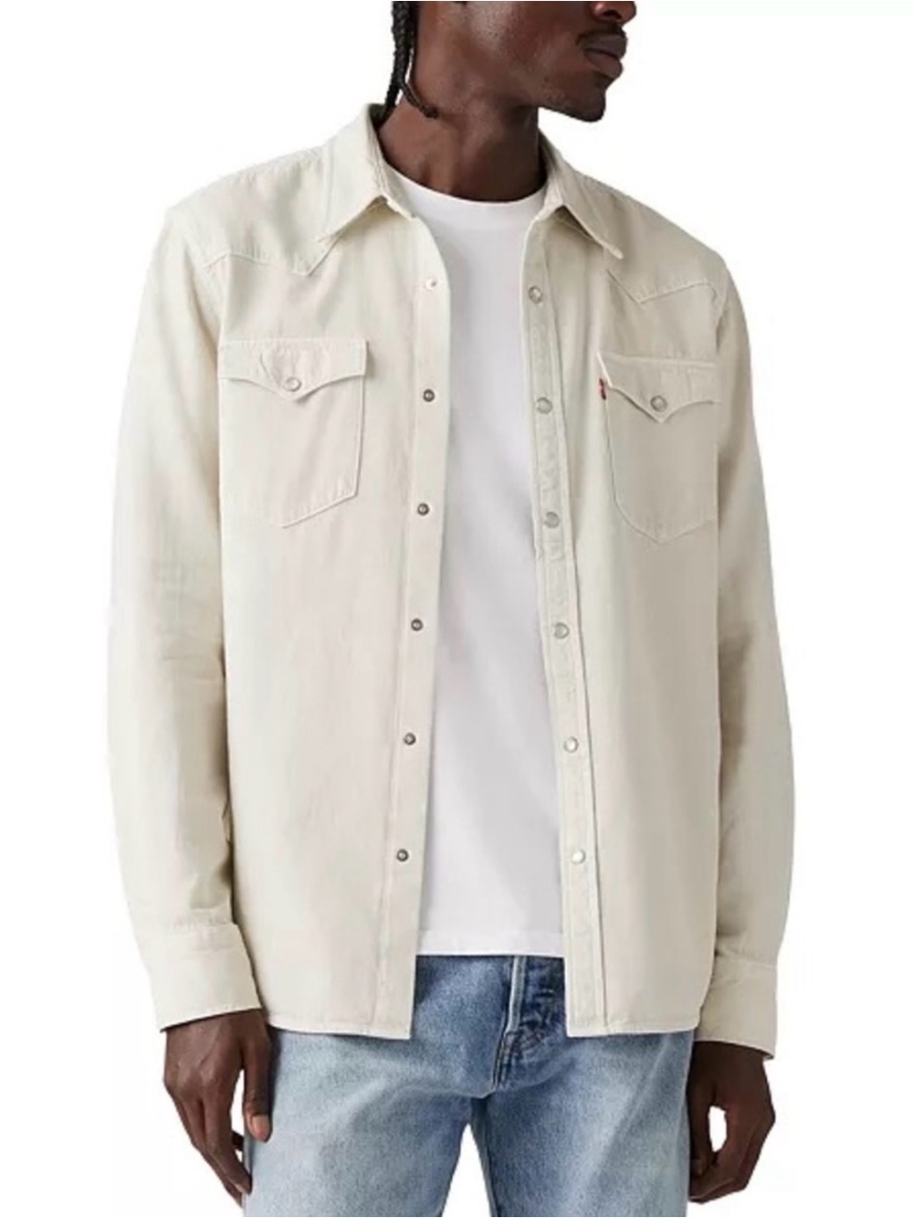 White Levi’s Western Shirt 2XL